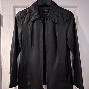 Colebrook Black Leather Jacket